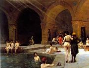 Jean-Leon Gerome Harem baths oil on canvas